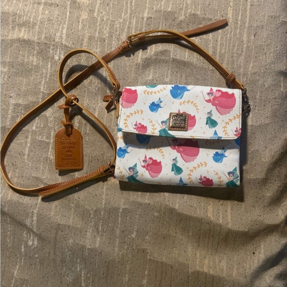 Dooney & Bourke 60th Sleeping Beauty White Crossbody Bag